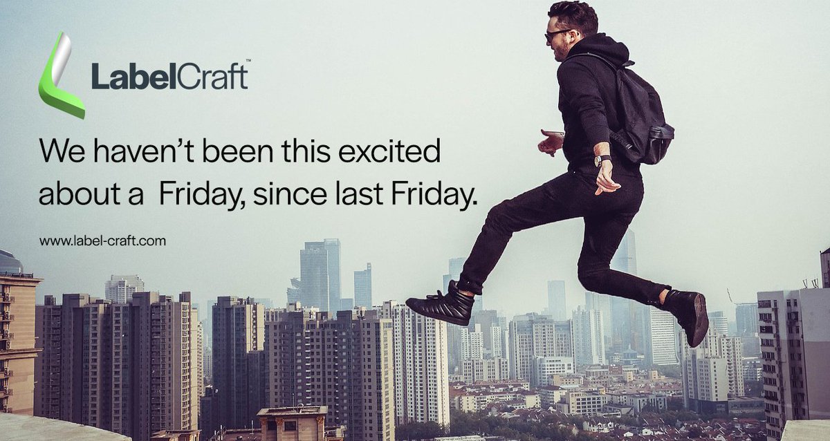 The weekend is here, wow what a quick first week of December. Kick back and relax
#FridayFeeling #labelcraft