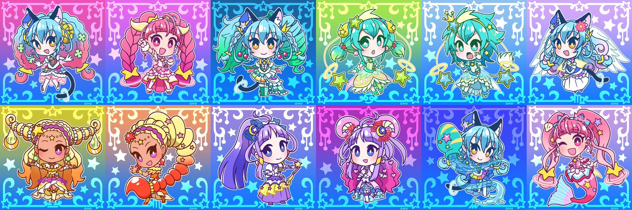 ｏｈｕ Op Twitter 12星座ドレスプリキュア スタートゥインクルプリキュア