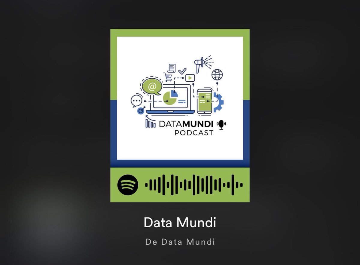 tinchomb's tweet photo. #Podcast
Hoy les recomiendo #DataMundi de @fermanjarin para adentrarse, conocer y estar informado sobre #BigData y su universo (Con muchas entrevistas a personas q están en contacto con tratamiento de datos a diario)
https://t.co/deTaIYc07F https://t.co/GL3rAvWFkG