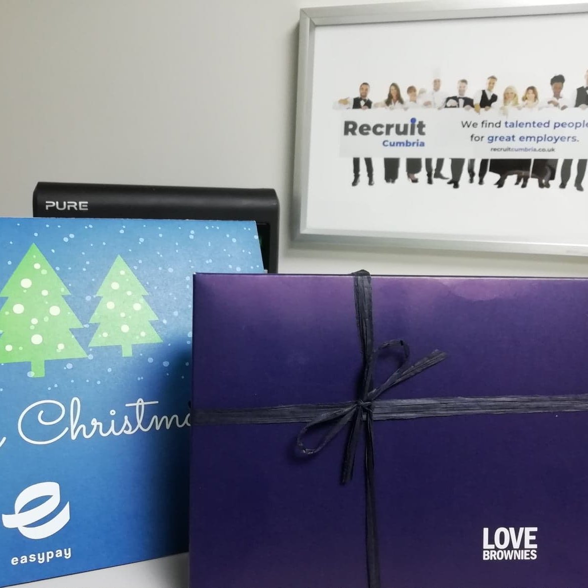 How lovely are the team at Easypay Services <a href="/EasypayS/">Easypay</a>  - Thank you so much for our festive gift, handmade chocolate brownies. We'll be enjoying them with some home made ice cream! #Christmas #Recruitment