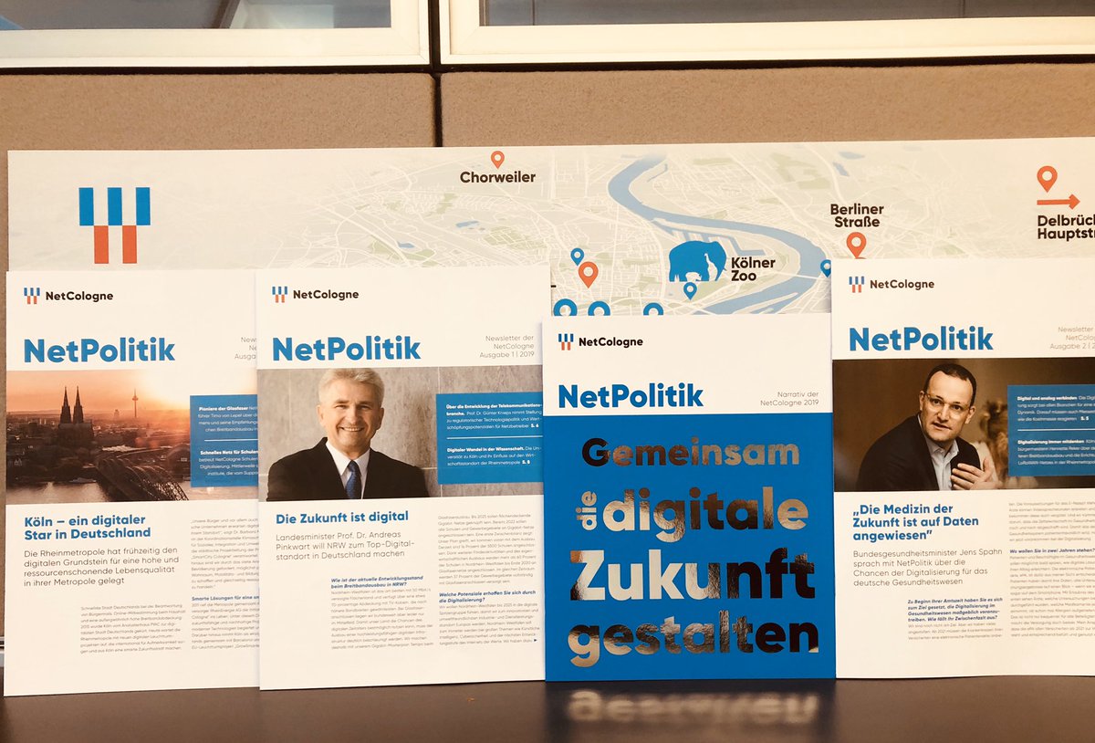 sthohm's tweet photo. Der NetPolitik hat heute prominenten Zugang erhalten. Vielen Dank an Bundesgesundheitsminister @jensspahn! Außerdem auch nochmal vielen Dank an den Landesminister @a_pinkwart und OB @HenrietteReker die unser Politikformat dieses Jahr unterstützten #25NetCologne #NetCologneNEWS https://t.co/WquN6CxP9d