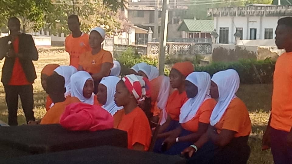 OfNja's tweet photo. NJA College. 
Launching of 16days activism against gender base violence. @TTELGhana https://t.co/XZOn7y6dZb