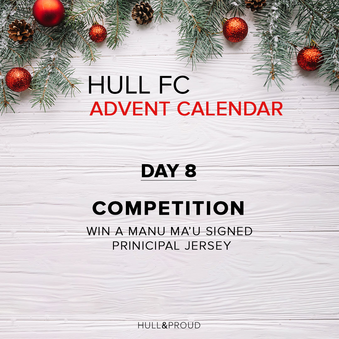 📅 #HFCAdvent: 08/12/19 🎄 🎁 Win yourself a 2020 principal jersey signed by Manu Ma'u himself! Just like and retweet this post, and tag a friend! ⚫️⚪️ #2020Vision