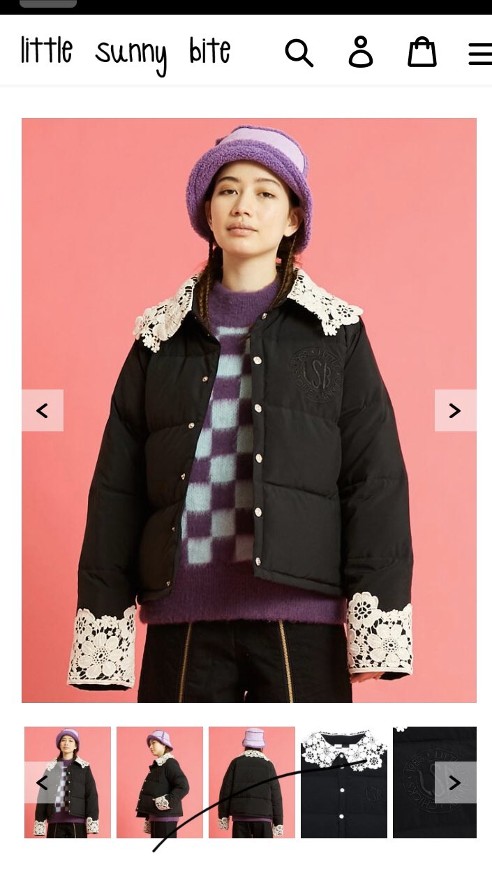 すきこ Little Sunny Biteのダウンめちゃくちゃ可愛い ほしいって思ってたけど絶対に買えない死にそうどうしよう って思ってたけど 結局買ってしまった こんなに可愛いダウンこれから一生出会えないと思うから ええねん Yoppyさんは天才