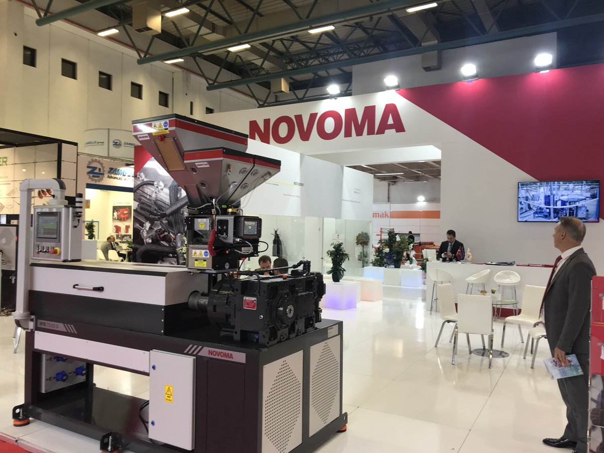 MaguireProducts's tweet photo. Thanks to #Novoma Machine İnc. and #Emena Extrusion Technologies for displaying our versatile WSB blenders at #PlastEurasia this week - demonstrating #Pipe and #Profile #extrusion. Find us in Hall 2, Stand 201 to upgrade, gain control and save up to 10% of materials costs. https://t.co/kgLoSMNPhW