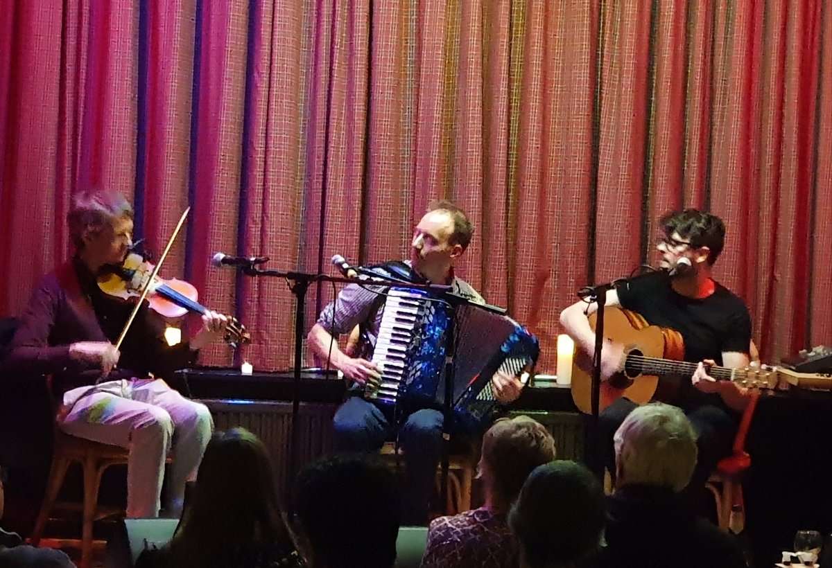 adamfiddle's tweet photo. Great to return to the beautiful Strathblane Village Club last night, this time with the superb @InnoWotso and #johnsomerville Lovely to have a rare chance to play with these guys to a fantastically welcoming… https://t.co/vBQvciPiFL https://t.co/iR3w55v3GN