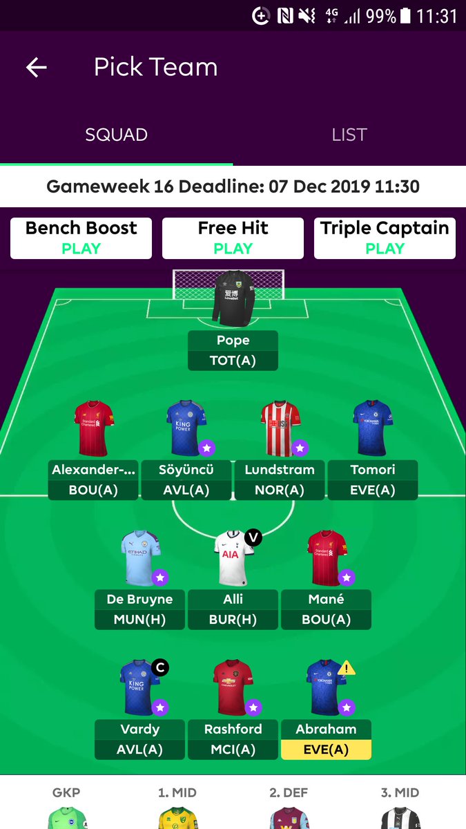 matt_reggie's tweet photo. @OfficialFPL Stick or twist? https://t.co/WAVkpiCzo7