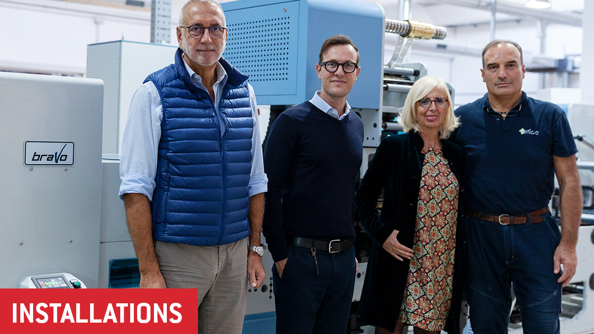 Italian converter Etic.a has installed #Lombardi #Digistar 430-band finishing machine fitted with a #Bravo #screenprinting module and the #Toro #hotgold finisher.

Read more about E.tica: link.labelsandlabeling.com/267y

<a href="/LombardiCM/">Lombardi C.M.</a> #LabelNews #LabelIndustry #LabelsAndLabeling