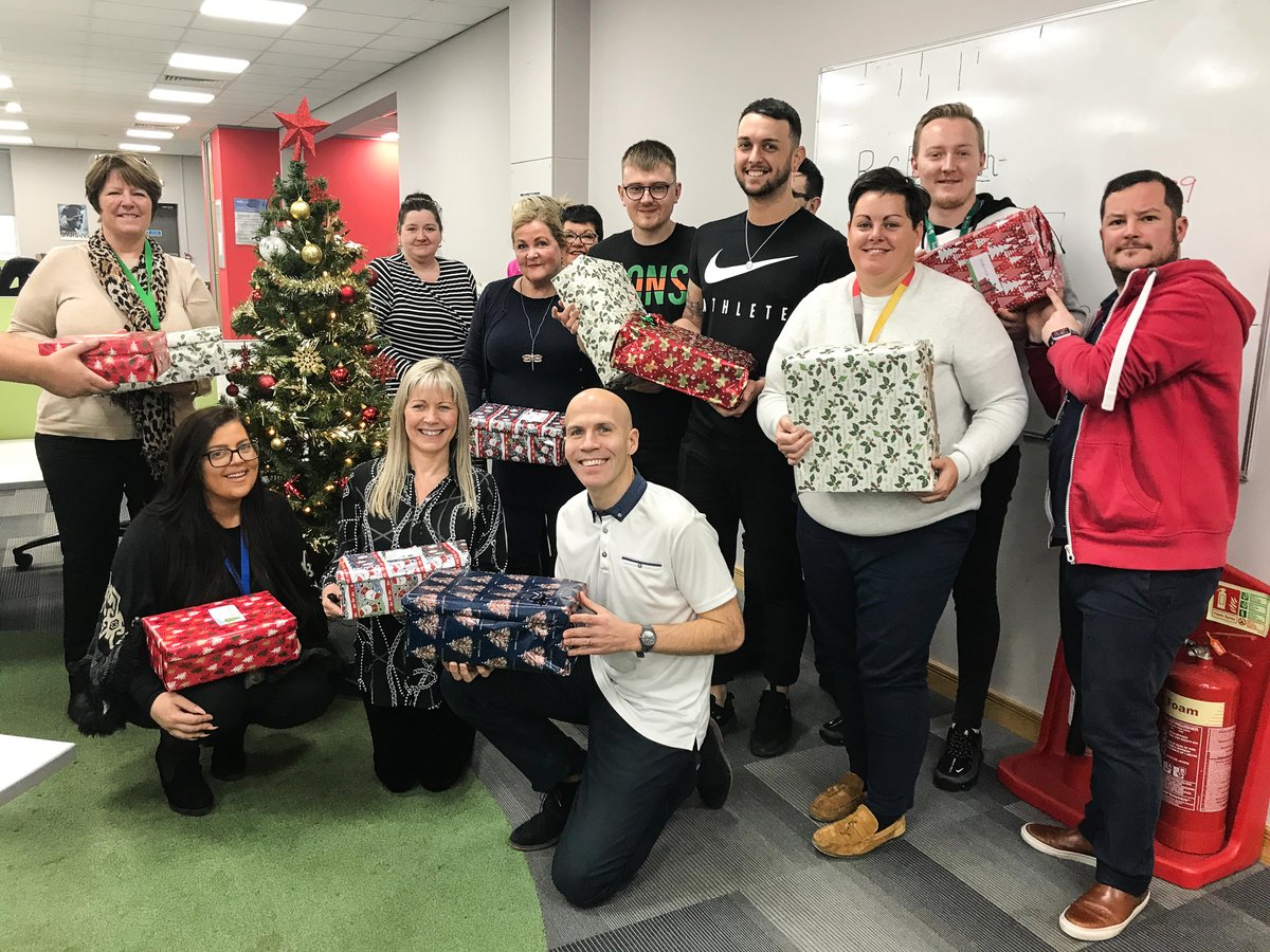 WebdotcomUK's tweet photo. We have been busy filling and wrapping shoe boxes this year for the @teessidecharity shoe box appeal. The charity supports some fantastic local causes, this year focusing on supporting the homeless. https://t.co/ssqKBQ1I3p