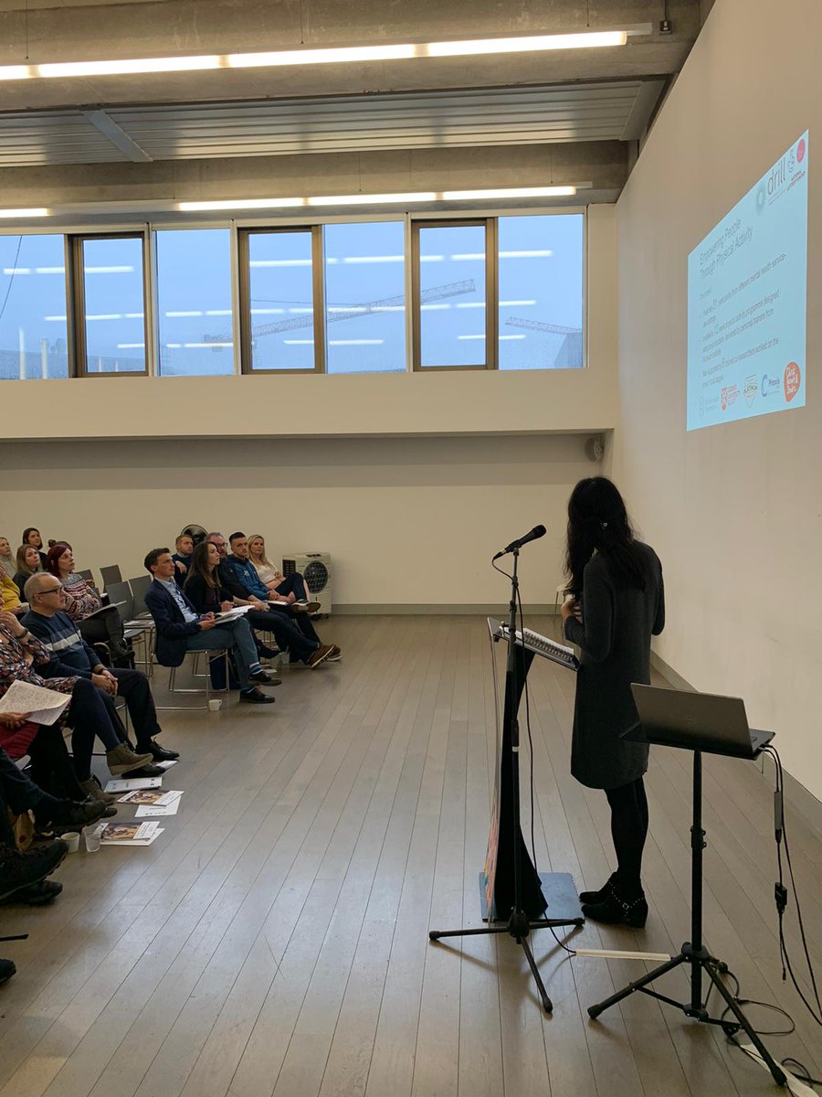 mentalhealth's tweet image. 🌟Jade and Chris starting off our Empowering People through Physical Activity launch event in Belfast. 

💚Stay tuned for more updates

#DRILL