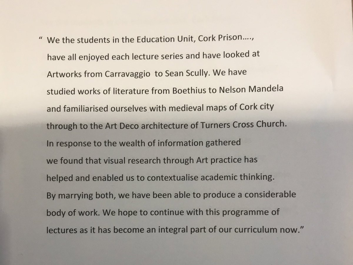 Dr Briony Supple (@dr_briony) on Twitter photo Artworks on display <a href="/LearnConnectUCC/">Learning Connections</a> created by students from the Education Unit at Cork prison. Come and take a look during the lunch break! #learningconnections19 Artworks on display <a href="/LearnConnectUCC/">Learning Connections</a> created by students from the Education Unit at Cork prison. Come and take a look during the lunch break! #learningconnections19