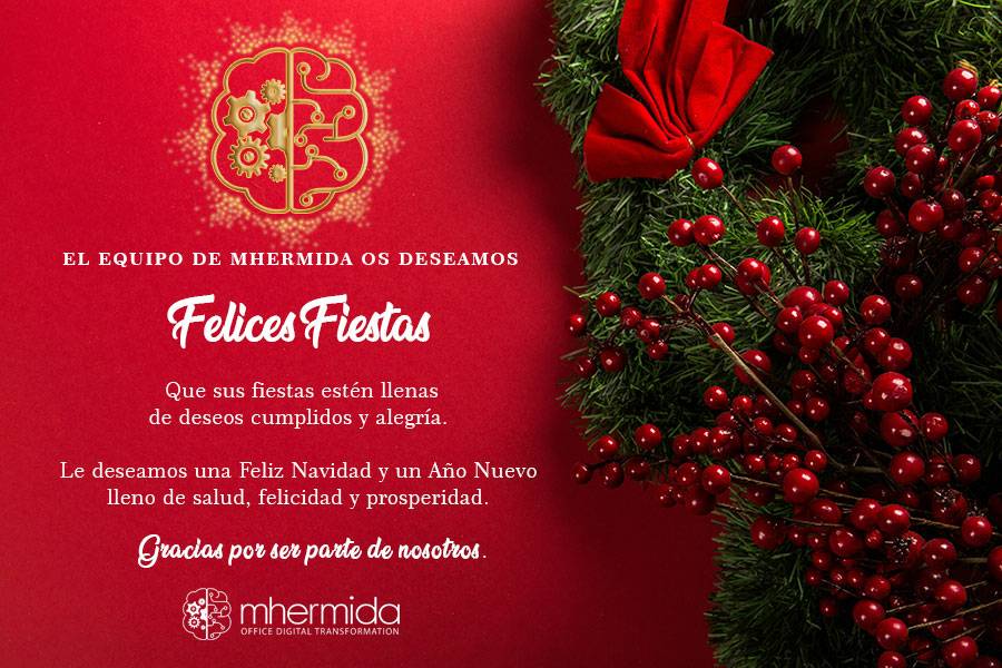 mhermida_es's tweet photo. ▶️Aprovechamos que hoy es el #DiadelaConstitucion para que veas nuestra felicitación navideña.
➡️#MHermida  te ha acompañado todo el año con la tecnología punta IT y queremos seguir haciéndolo en 2020.
#FelizNavidad y próspero año nuevo.🎄🎅 https://t.co/4bXLFKF3fS
