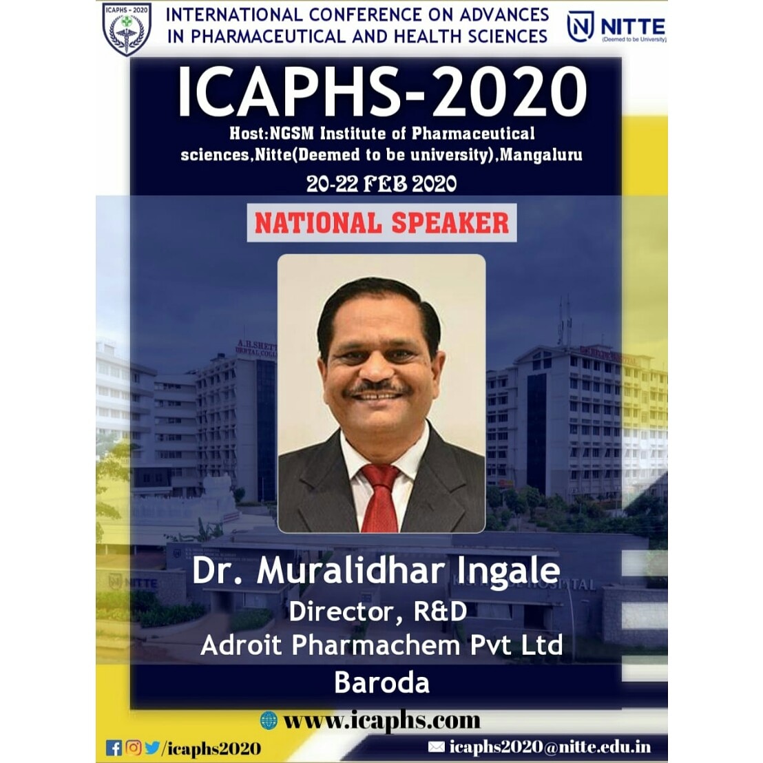icaphs's tweet photo. #icaphs2020
#nationalspeaker https://t.co/XvXzCQKbvw