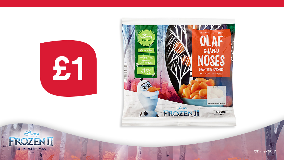 IcelandFoods's tweet photo. Christmas madness might be upon us, but we’re feeling ‘chilled out’ so long as the little ones are eating their veg 😂☃️🥕
Make meal times more magical with these Disney Frozen 2 Olaf Noses ❄️💙
Disney’s Frozen 2 is in cinemas now ✨ #magicoffrozen https://t.co/YP7SXMHUC0