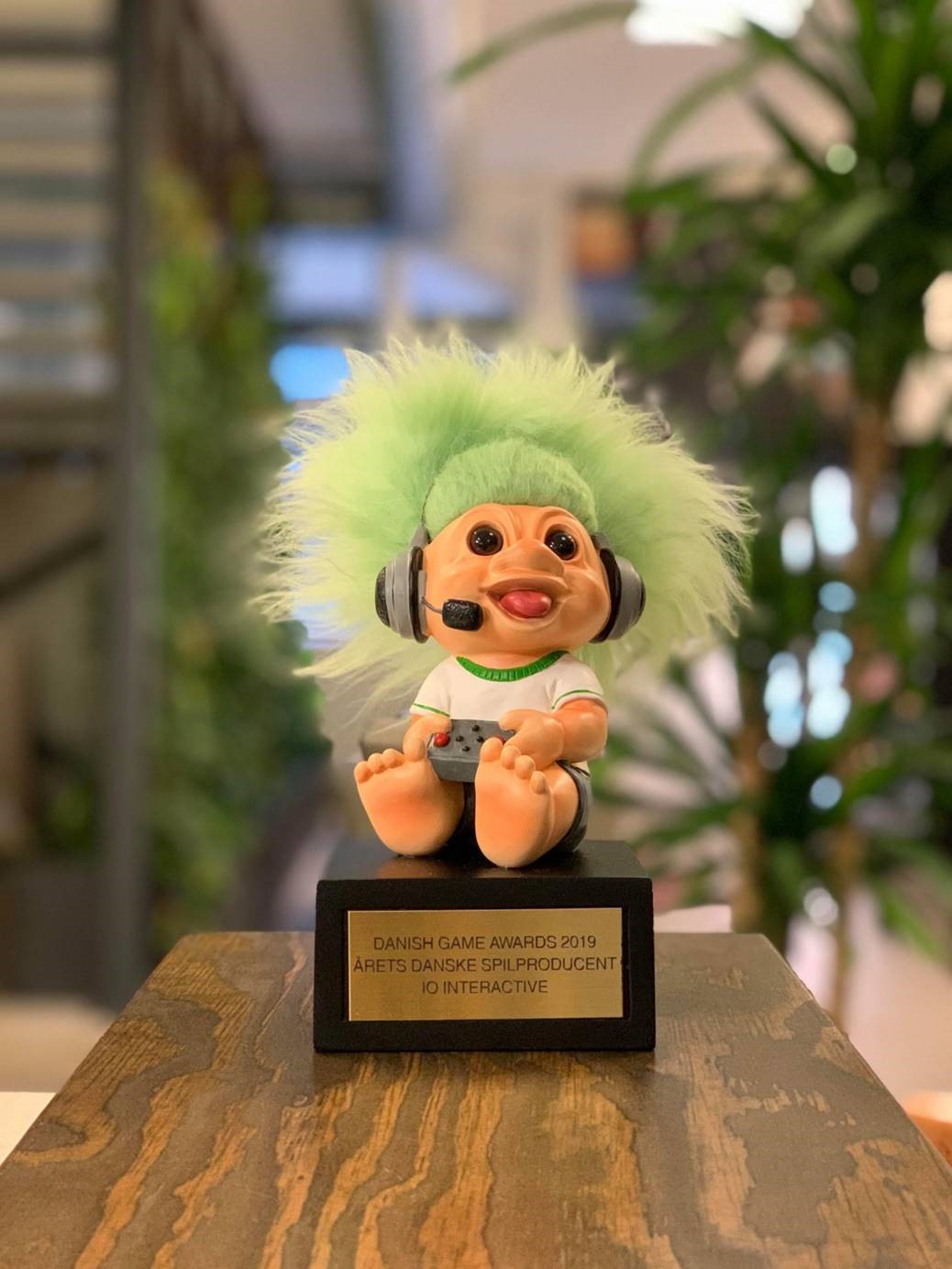 IO Interactive on Twitter: "Yesterday we got trolled by the Danish Game  Awards.. Literally!! We won this beautiful award for Best Game Developer in  Denmark! 🇩🇰 All in all - a good