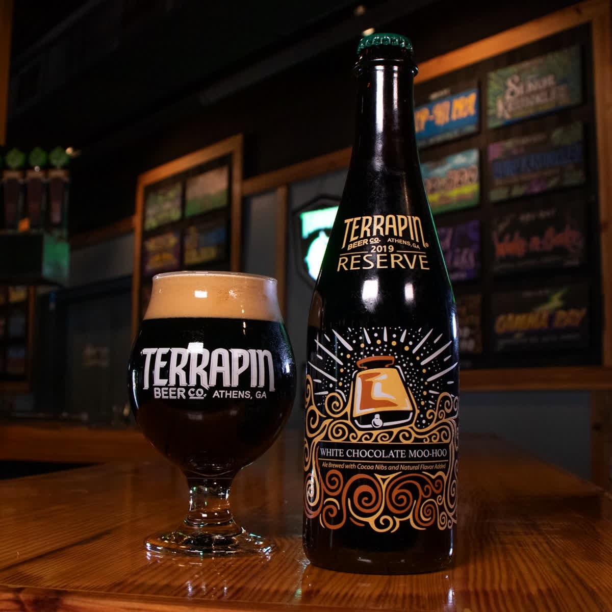 Back by popular demand and awaiting you tomorrow night, the White Chocolate Moo Hoo from <a href="/terrapinbeerco/">Terrapin Beer Co.</a> .
📸 Terrapin Beer Co