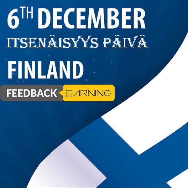 FeedbackEarnin1's tweet photo. Happy Independence Day 🇫🇮                      #IndependenceDay #Finland #GreatCountry #FeedbackEarning      https://t.co/XYma6lES10 https://t.co/9YcDBBFVJp