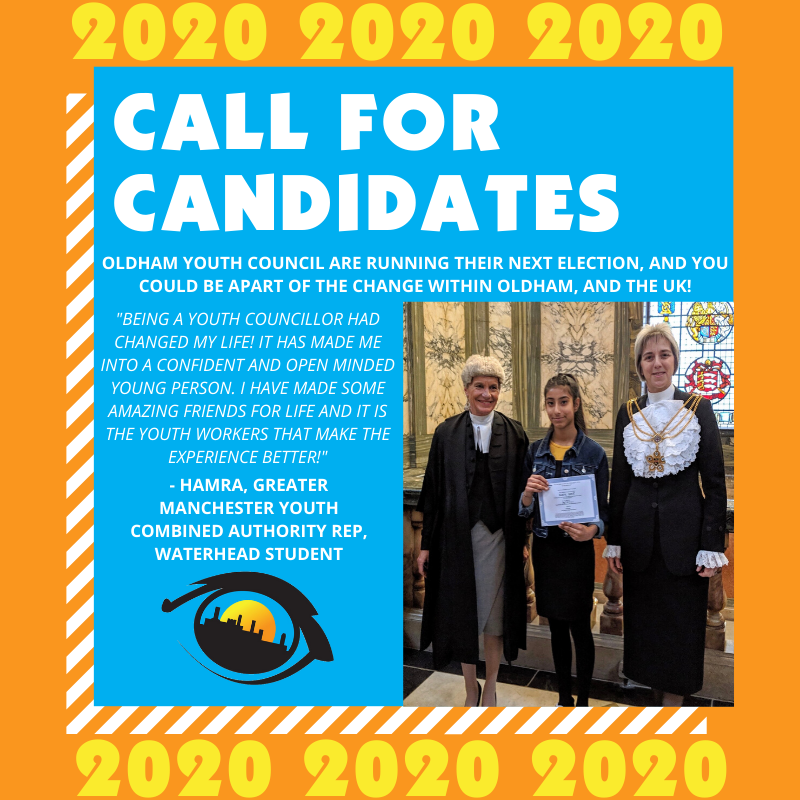 OldhamYC's tweet photo. Hamra has used her voice to make an impact, and you can to! We are having elections and you can get involved, download the manifesto pack here https://t.co/nwE4LUAFcg ! 🗣️@TeamWaterhead @OldhamCouncil @Youth_Mayor #OYC2020 https://t.co/aLvnD3UaDl