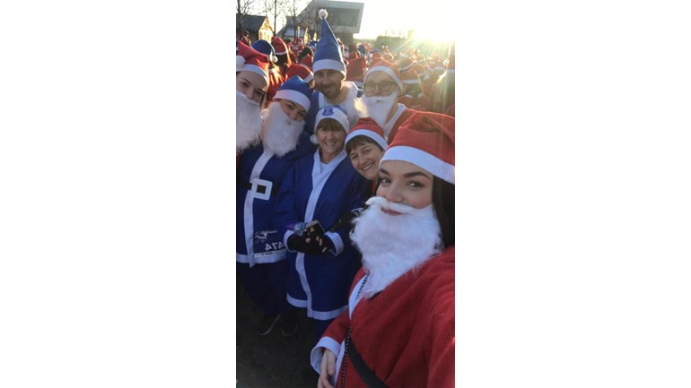 lhchcharity's tweet photo. As part of being @BermansLaw Charity of the Year they decided to run the Liverpool Santa dash on Sunday and have raised £400 for @lhchcharity – Thank you everyone, we hope you enjoyed yourselves!  #SantaDash #Liverpool https://t.co/0BPkar3XwM