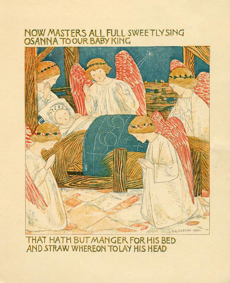 TheWilsonChelt's tweet photo. Christmas Cards come in all shapes and sizes but this card is a particularly lovely one. It was designed by Georgina Gaskin for Christmas in 1900. #MuseumAdvent #FestiveCollections #ArtCards #DaySix #Angels https://t.co/cRHjgxbKqh