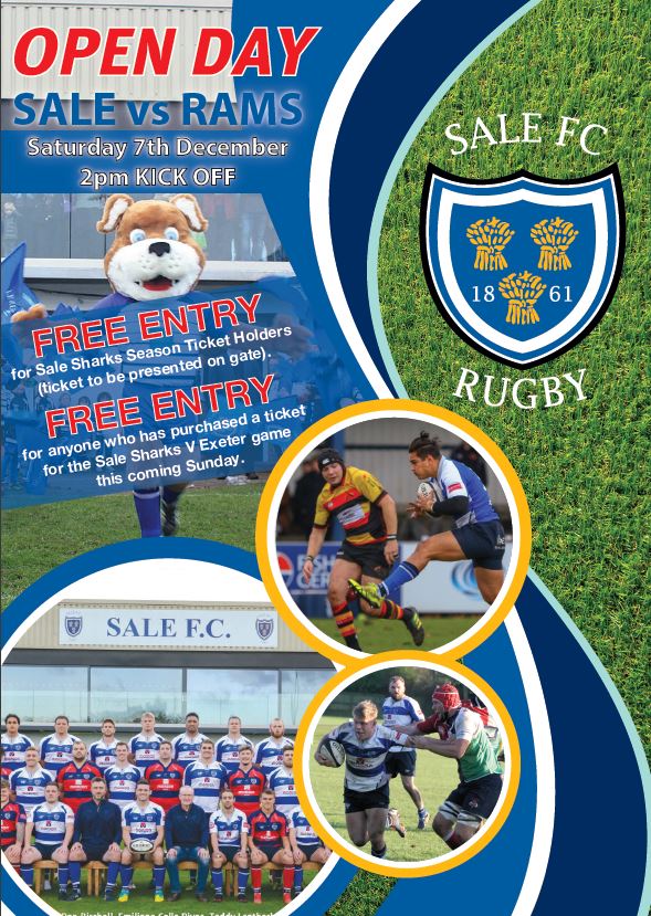 Join us for a double header this weekend! 🐾🦈

<a href="/SaleSharksRugby/">Sale Sharks 🦈</a> Fans get in for ABSOLUTELY FREE!

Bring your Ticket/Season Pass along to kick start your Rugby weekend at Heywood Rd! 🔥

Sale FC vs <a href="/Rams_RFC/">Rams RFC</a>
<a href="/SaleSharksRugby/">Sale Sharks 🦈</a> vs <a href="/ExeterChiefs/">Exeter Chiefs</a>