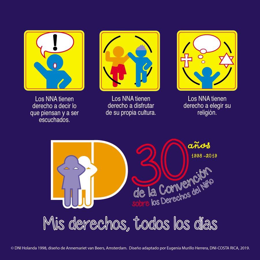 dnicostarica's tweet photo. 👧👦El derecho de los #NNA a opinar y ser escuchados para elegir cualquier situación que les afecte debe ser en los diversos ámbitos en que crecen, se desarrollan y aprenden. Su reconocimiento debe ser como actores sociales y ciudadanos #30CDN #CRC30
#MisDerechosTodosLosDias https://t.co/TeWAsJWu96