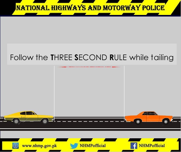 #SafeDistance #ThreeSecondRule #safety #RoadSafety #roadsafetyinitiative