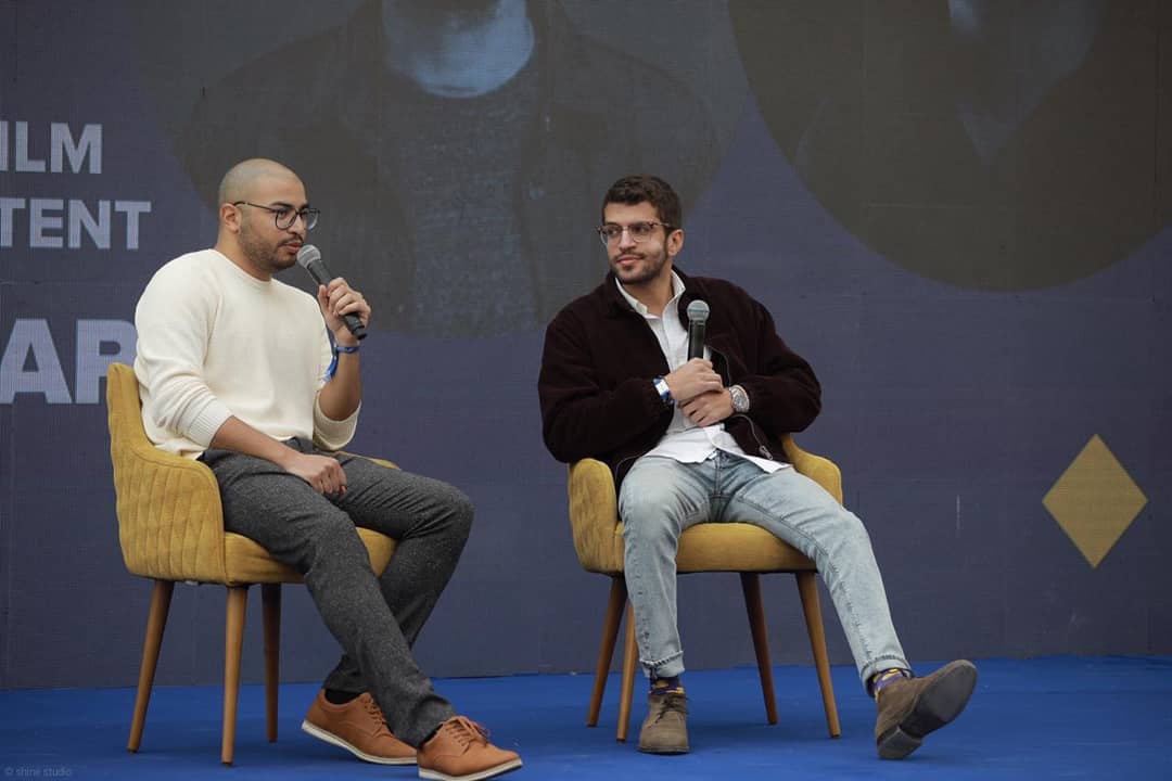startupsceneme's tweet photo. "This colorful branding is for everyone, it's for the nerds and the geeks, the normal ones and the weirdos, to empower individuals and brands to become creative content creators." @OHeraiz @MustafaSharara9 #RiseUpSummit19 https://t.co/RqqYrr5Om5