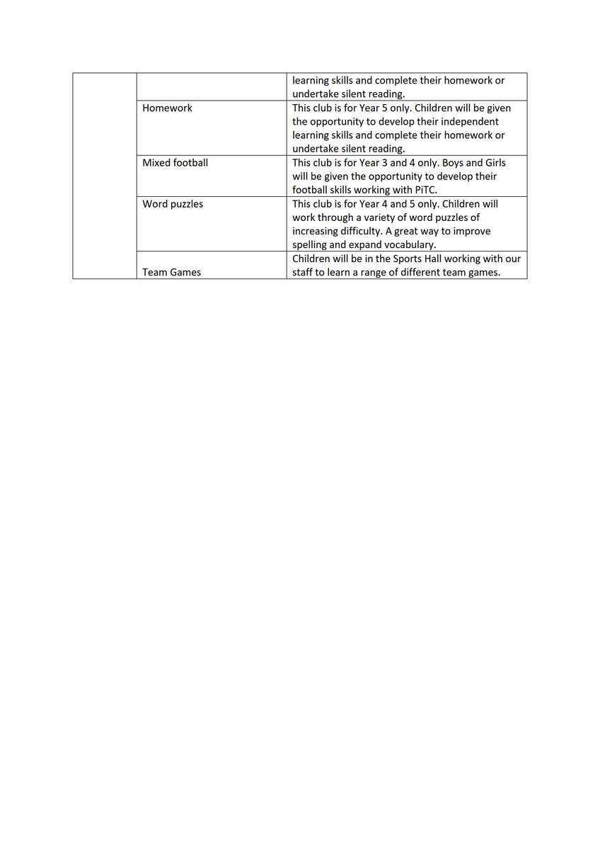 mayfieldschool's tweet photo. The new Extra-Curricular club schedule is out! Please see the images below for more details. #mayfield #MOLIMA #extracurricular https://t.co/KG3DRnAxwY