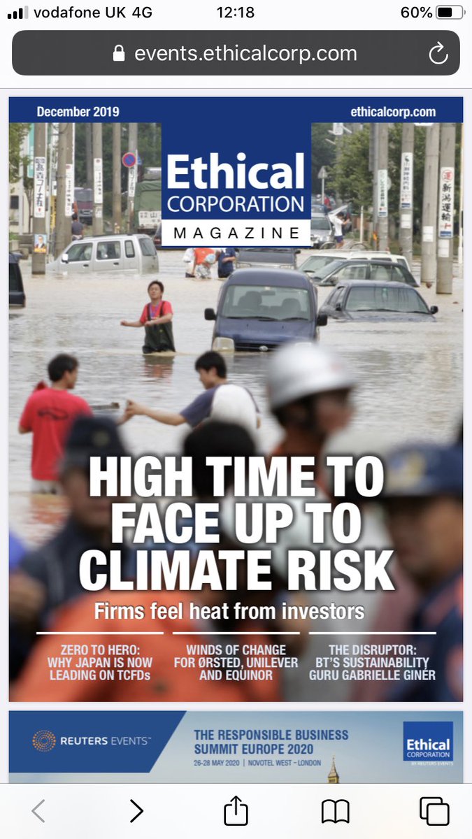 As climate talks continue in #Madrid, meet 4 climate movers & shakers in the world of business: Microsoft’s @lucasjoppa, @BT’s @GabrielleGiner, Ceres’ @MindyLubber & @ccsforengland’s Edward Mason ... timely new report from @Ethical_Corp bit.ly/2DPbBMI #COP25