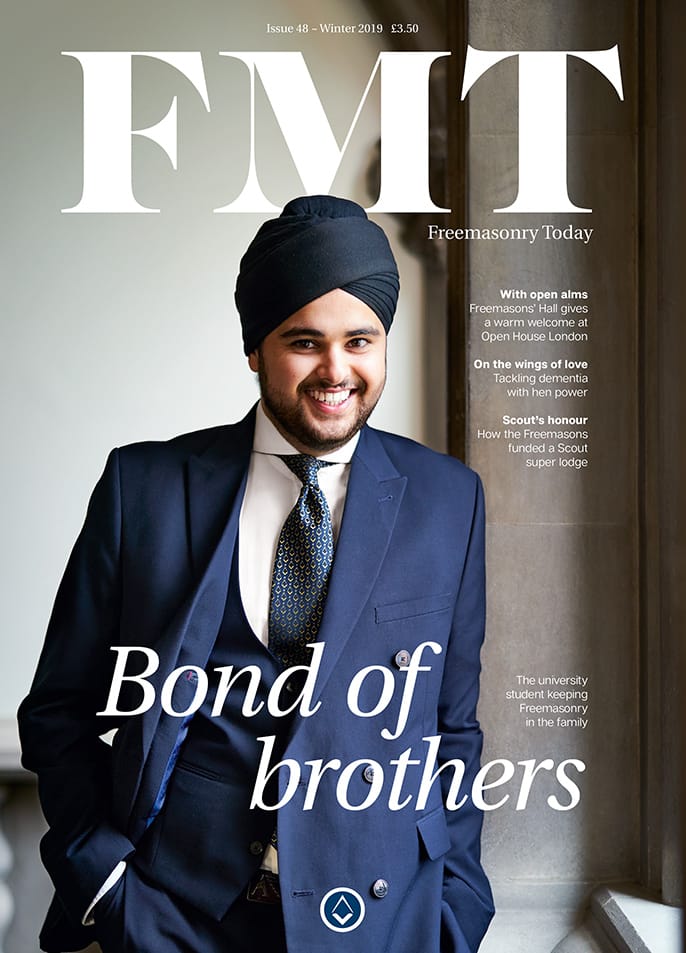 Freemasonry2day's tweet photo. We're delighted to announce the release of the Winter 2019 edition of Freemasonry Today! 📰

You can read it online here ➡️ https://t.co/wFsFl8gTZ3

#Freemasons https://t.co/FTIFmSzGsA