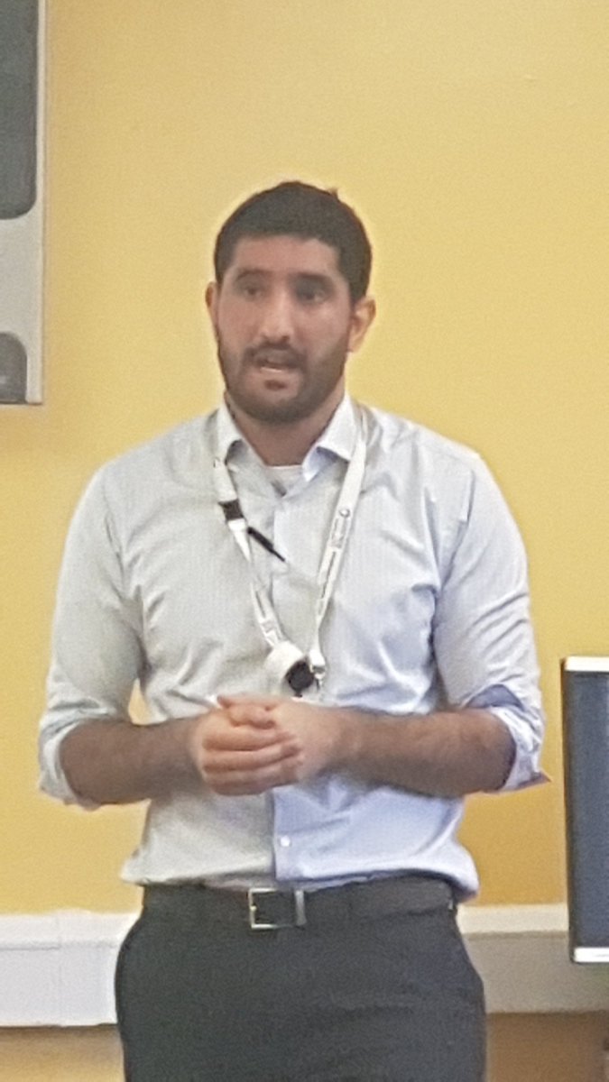 James_Ross01's tweet photo. #thhreportout #CARESplus
Next up is Jay, describing how the ward uses visual management. Five boards, all with focussed processes to improve patient flow, safety and experience. https://t.co/1ezpEcYA5b
