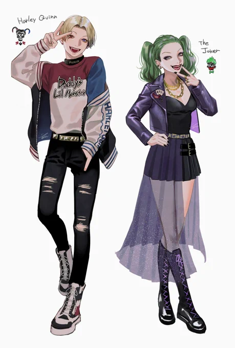 ❤️ハーレイクイン君とジョーカーちゃん? 