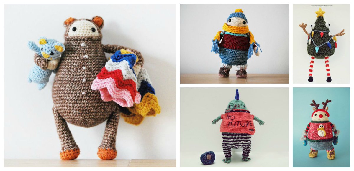 TheCraftys's tweet photo. RT @knithacker: Designer Spotlight: De Estraperlo's Crochet Toys For Childish Grown-Ups, They're Great Amigurumi Fun! 👉 https://t.co/bdWWVnxIY3 #crochet #amigurumi #handmade #diy #DeEstraperlo #giftideas https://t.co/IzFxiwxu85