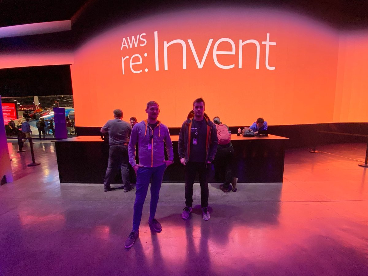 staffITproDE's tweet photo. Greetings from our guys @AWSreInvent Las Vegas! https://t.co/Z12Ev6DfxI