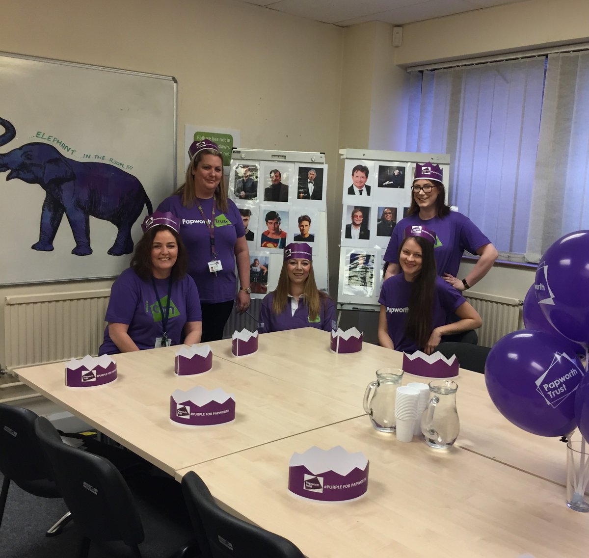 Papworth_Trust's tweet photo. Our Peterborough Work office celebrated Purple for Papworth by delivering disability awareness group sessions for customers. Interactive sessions were held getting customers to identify that not all disabilities are visible. It was a great way of raising awareness &amp; having fun https://t.co/9RNxpsq5tV