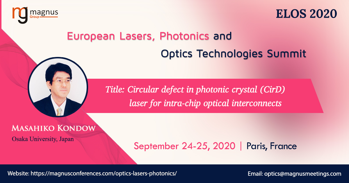 OpticsEvent's tweet photo. In this rapidly developing world there is always something new to know and #OpticsEvent provides you an excellent opportunity to share your research with experts coming from world-wide on Sep 24-25, 2020 Paris
For details: https://t.co/zu7AsDEgoR
#OpticsConferences #Lasers2020 https://t.co/MiPoM4eEnM