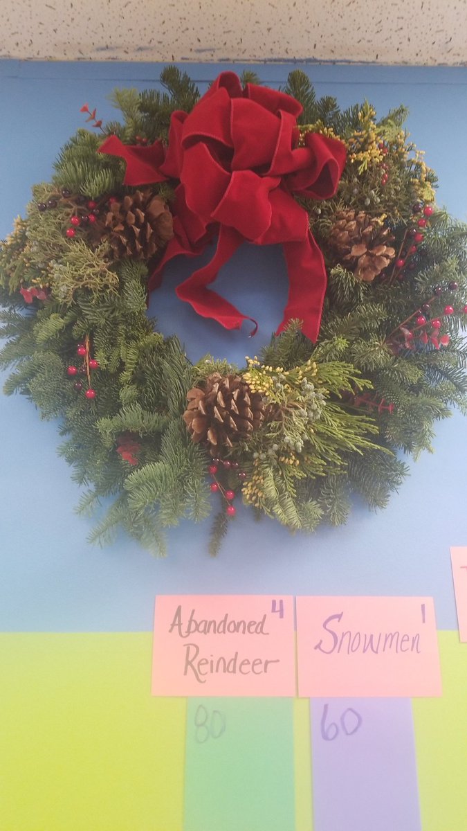 alrice88's tweet photo. Feeling festive with a beautiful wreath made by MCTC students.
#iteachmath #MineralCounty #smellslikewinter https://t.co/F6siseWzCH