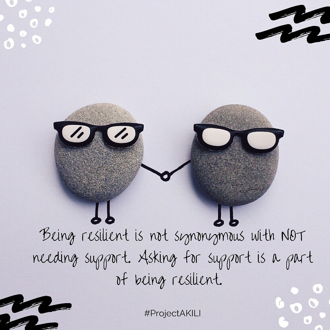 ProjectAkili's tweet image. "Ask for help not because you are weak but because you want to remain strong." - Les Brown 
#FixitFriday #Mentalhealthpost #MentalHealthAwareness #Mentalwellness #Strongertogether #ProjectAKILI #BreaktheStigma #Bantheshame