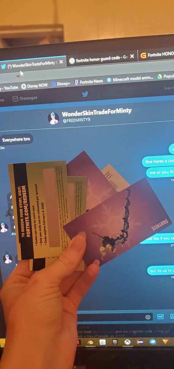 FREEMINTY9's tweet photo. 🔥TRADING 5 MINTY CODES🔥
 🔥🎁FOR 1 WONDER 🎁🔥NGF
#mintyaxe #MintyPickaxeCode #mintycodes #mintycode #Minty #MintyPickaxeGiveaway #mintyaxecodes #MintyCodesFREE #mintygiveaway #buy #MINTYAXE代行 #eon #wonderskin #honor20 #Fortnite #Fortnite2 #fortnitecodes #mintypickaxe #trade https://t.co/YbEyQu8NkX