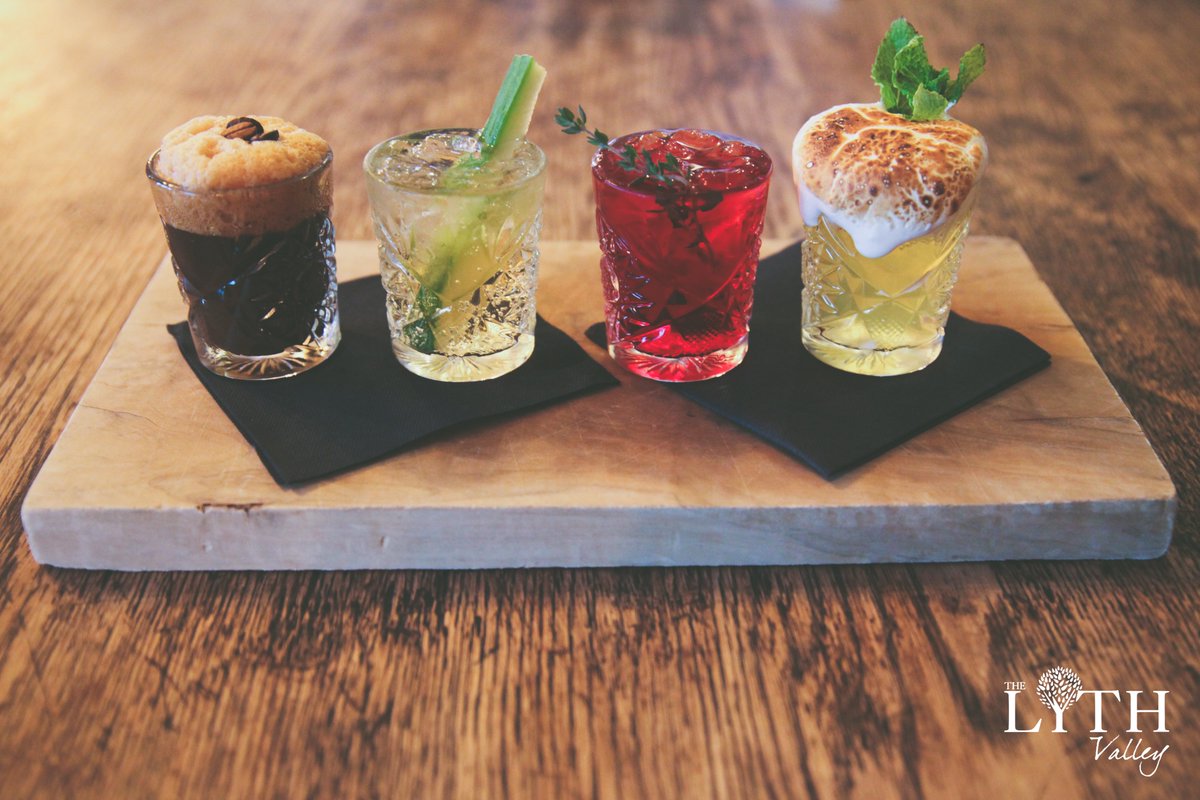 TheLythValley's tweet photo. Can't decide which cocktail to choose?  Why not try our tasting boards.  4 mini cocktails for £10

https://t.co/HKL7ii1Dus

#christmas #espressomartini #cocktail #mixologist #mixology #stayinthelakes #LakeDistrict #eatinthelakes #golakes #southlakes #lythvalley https://t.co/tTb2dqd0eB