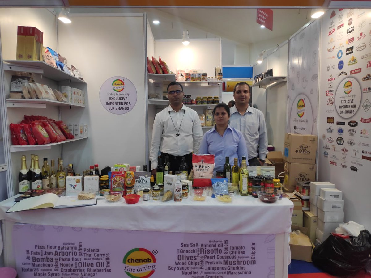 Chenabimpex's tweet image. 1st day of #UpperCrust India 2019 #Food and #wine Exhibition at World Trade Centre, #Mumbai, Maharashtra
Shop online - theshopofgoodtaste.com
More details - chenabimpex.com
#exhibition #foodfest #gourmetfood #foodexhibition #cheflife #mumbaiexhibition @Piperscrisps