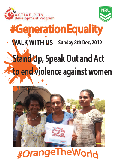 NRLPNG's tweet photo. Join us this Sunday 8th Dec @ the #WalkforLife to support #16Days of Activism.
Refer to attached flyer & program for more info.
#RugbyLeague #PNGAusPartnership #OrangeTheWorld #GenerationEquality #RippleEffect #FSVAC
@AusHCPNG @USEmbassyPOM @NRLCommunity @activecitypom https://t.co/fUCV1Xfv3n