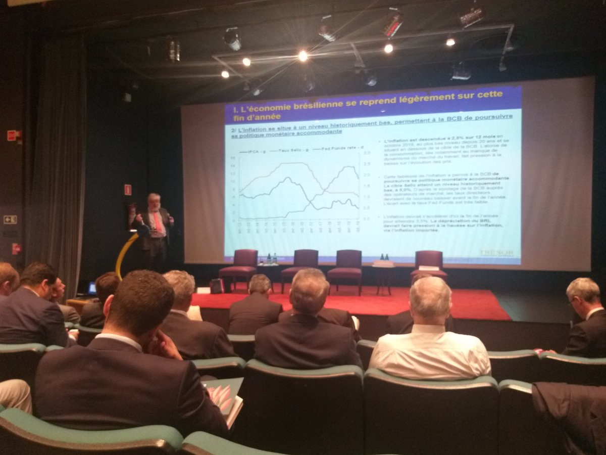 DGTresor_Bresil's tweet photo. Intervention de @BresilEco pour un point macroéconomique et financier à l'occasion de la réunion des @Les_CCE du 🇧🇷 à @franceaubresil #comex #Economie https://t.co/uPgjsGy5bQ