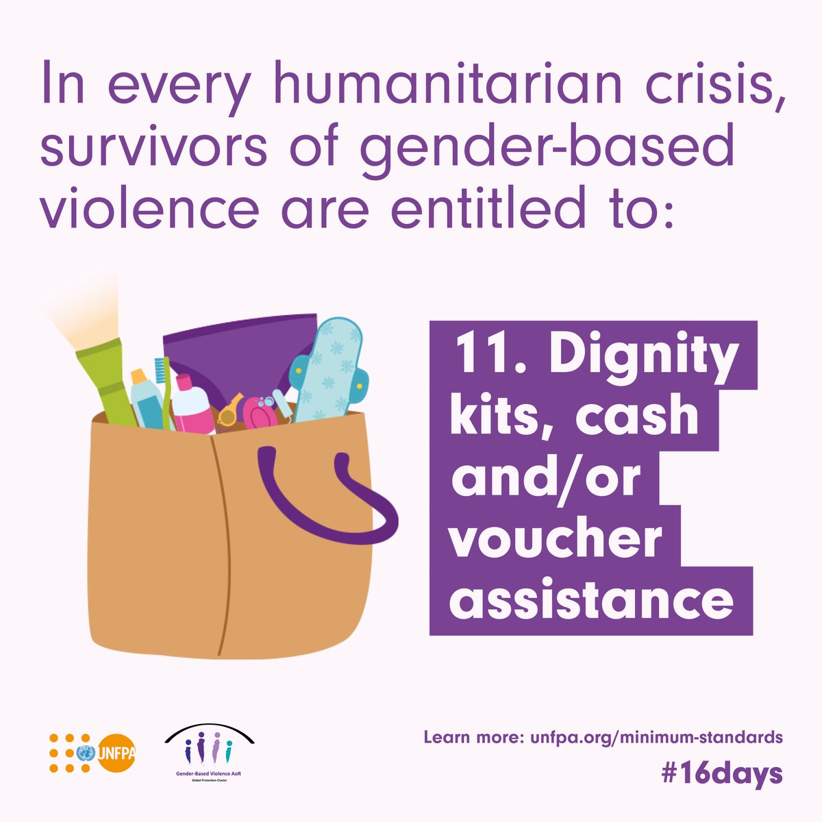 UNFPAIraq's tweet photo. Dignity kits help women and girls maintain personal hygiene and reduce the risk of violence.
تساعد مجموعات الكرامة النساء والفتيات على الحفاظ على النظافة الشخصية وتقليل خطر العنف.
#16Days #EndViolence #EndVAW #EndGBV #StandAgainstRape #Orangetheworld #ForIraq https://t.co/D1SjArHGjh
