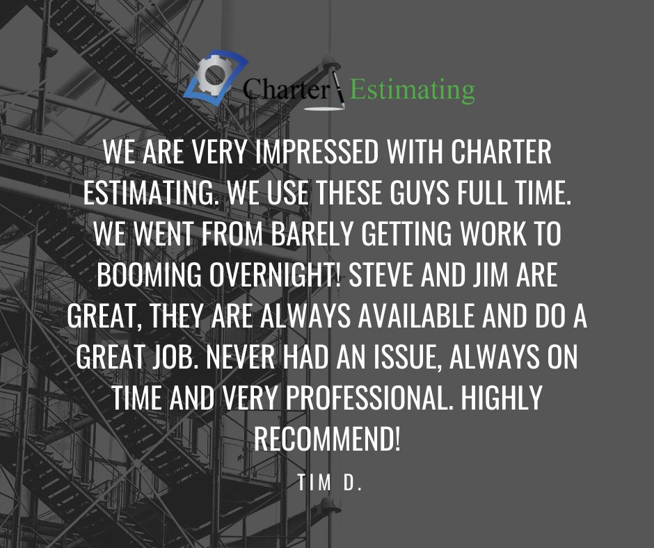 MechEstimating's tweet photo. You can be confident that you’ll receive the highest level of customer service to further your company’s goals! Read more testimonials here: https://t.co/O58YrJzeJ8. #estimatingservice #construction #mechanical #plumbing https://t.co/VCWgaD8T3b