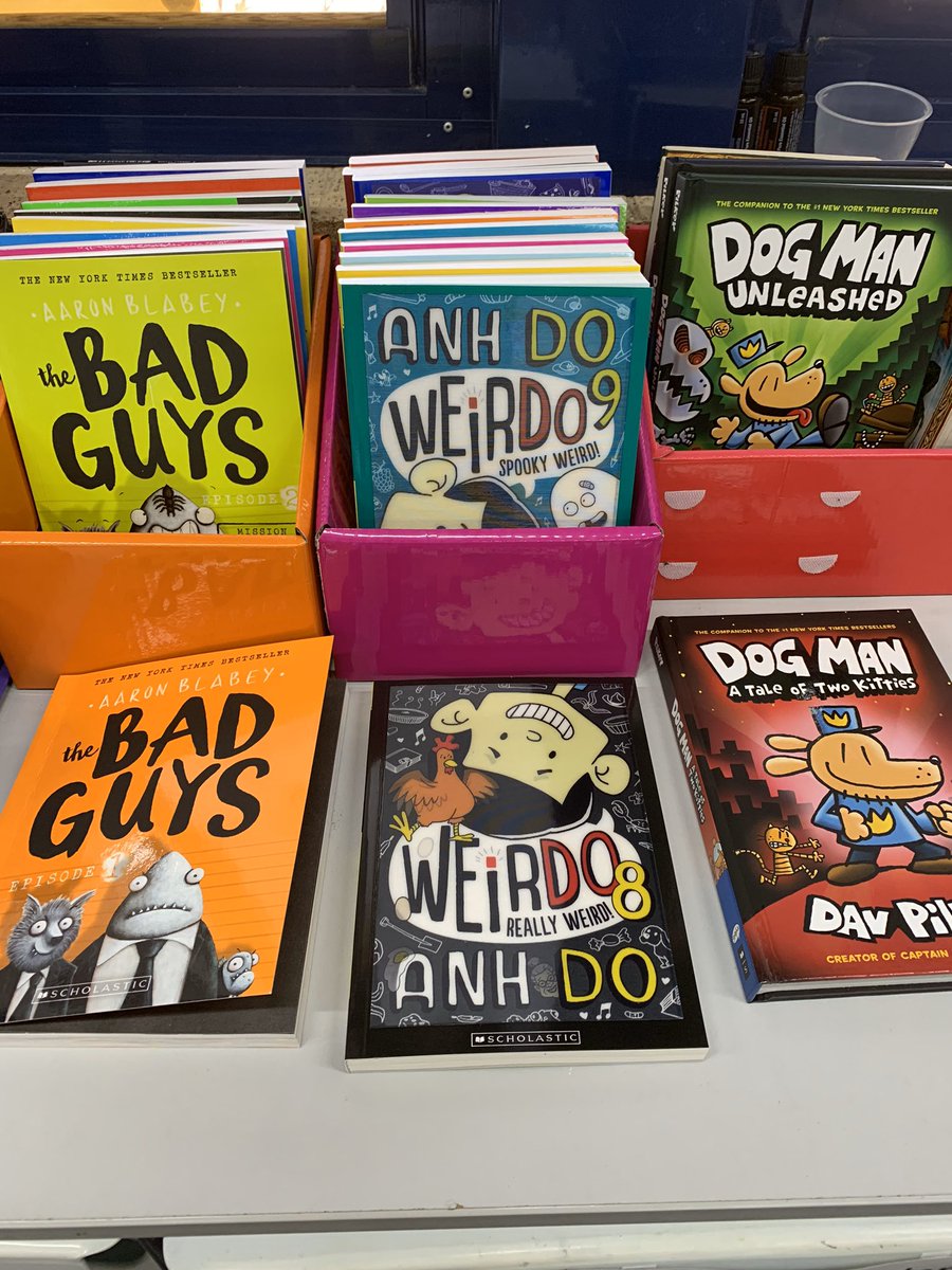 Bad Guys, Weirdo and Dog Man! The students absolutely love home reading <a href="/dunsboroughps/">Dunsborough Primary</a> Never underestimate the power behind reading homework. #read #literacy #year1 #year2 #teaching #homereaders #learning #engagement