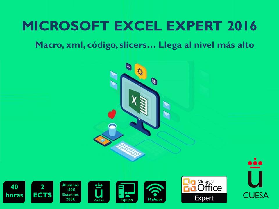 CUESA_Cursos's tweet image. Llega al máximo nivel con #MicrosoftExcelExpert con certificación incluida ✅💯💻📊
gestion3.urjc.es/cuesa/cursos/v…