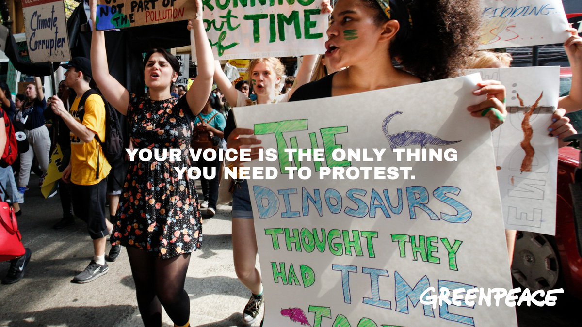 Greenpeace's tweet image. A Scottish court has temporarily banned our protests in the Brent oil field, where @Shell is planning to leave 11.000 tonnes of oil. 

But we will continue to fight it because our right to protest is precious. Our voices will just get louder. 

#PeoplevsOil #FridaysForFuture