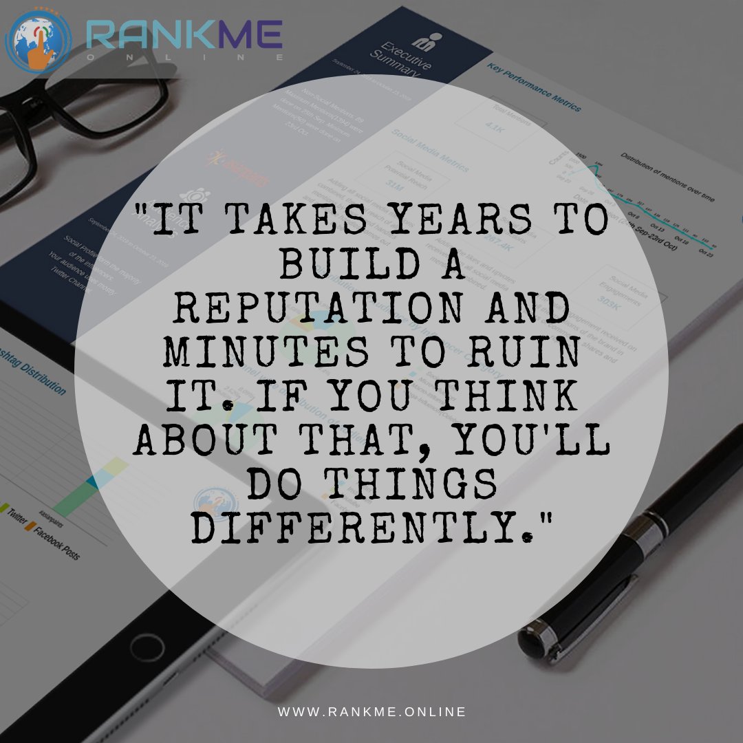 RankmeO's tweet photo. Are you quite sure that people are only talking "good" about your #brand?
#Reputation is pricey, better you don't take it easy!
https://t.co/uWZbtsdzfe
#sociallistening #socialmediamonitoring #reputationmonitoring #rankmeonline https://t.co/Yu8Fg6Mav8